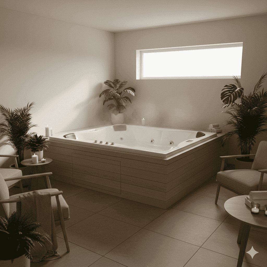chambre avec jacuzzi privatif