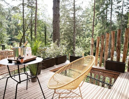 Bain de forêt – Lodges cosy & Spa